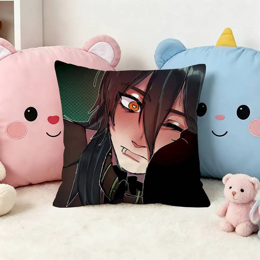 K-Kids at The B-Back S-Solivan  Square Double-Sided Printed Pillow Case Sofa Cushion Cover Bedroom Bedside Decor