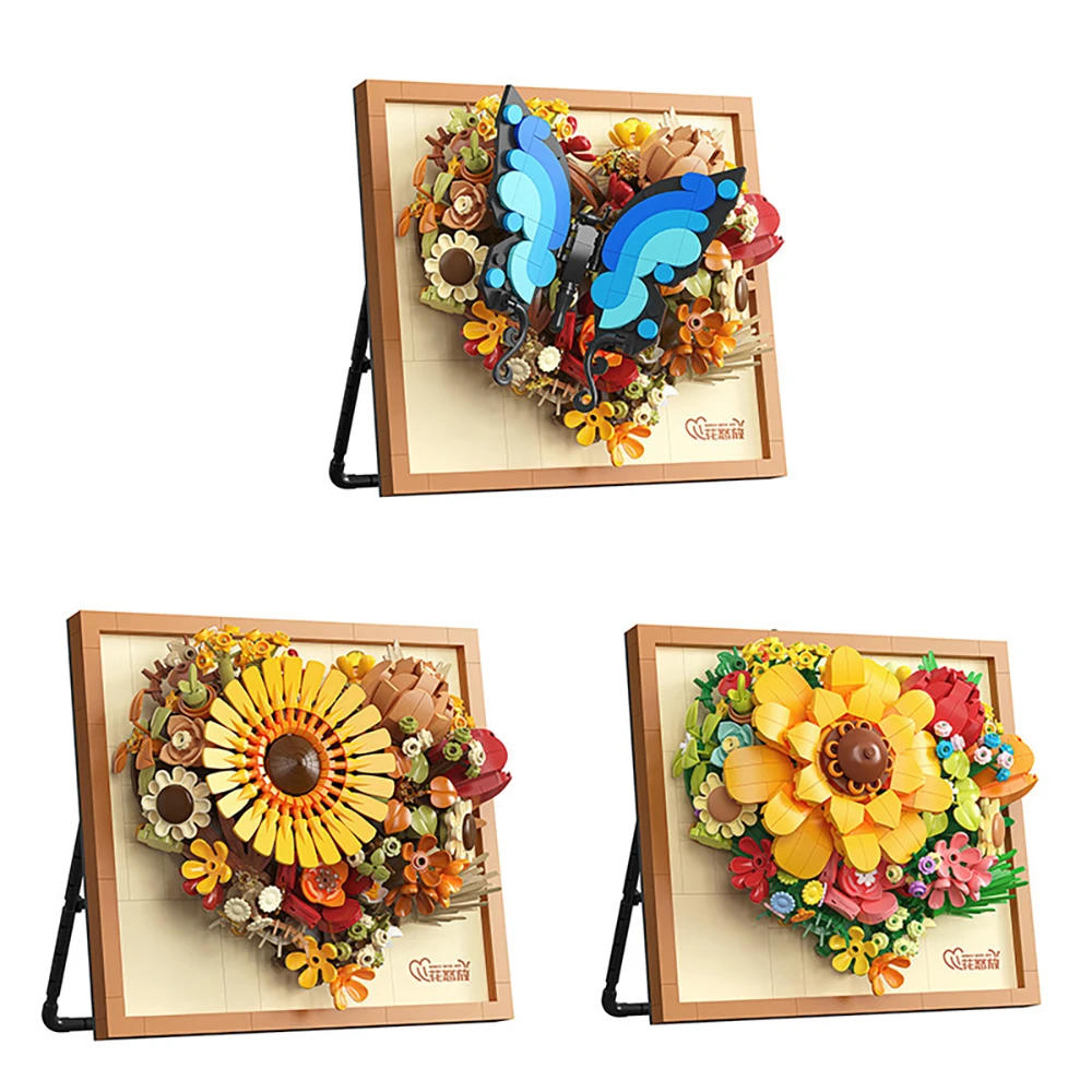 

Artistic Masterpiece Sunflower Bouquet Building Kit Museum-Quality Floral Home Decor A Unique Collectible Gift for Art Lovers