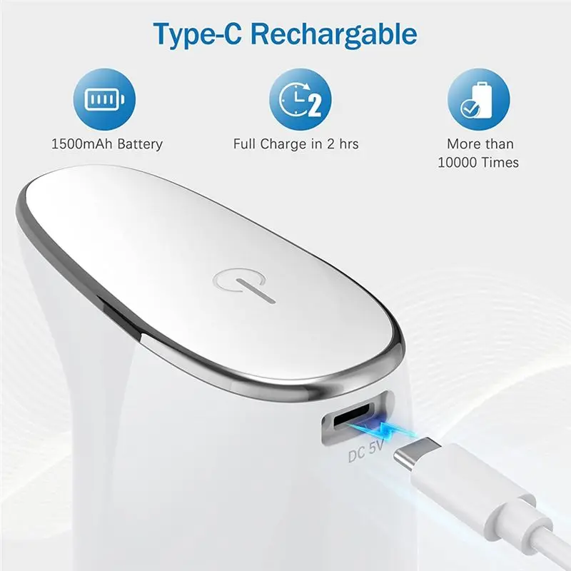 

Автоматический дозатор пенящегося мыла A20I, бесконтактный перезаряжаемый сенсорный дозатор мыла для рук, дозатор мыла для посуды