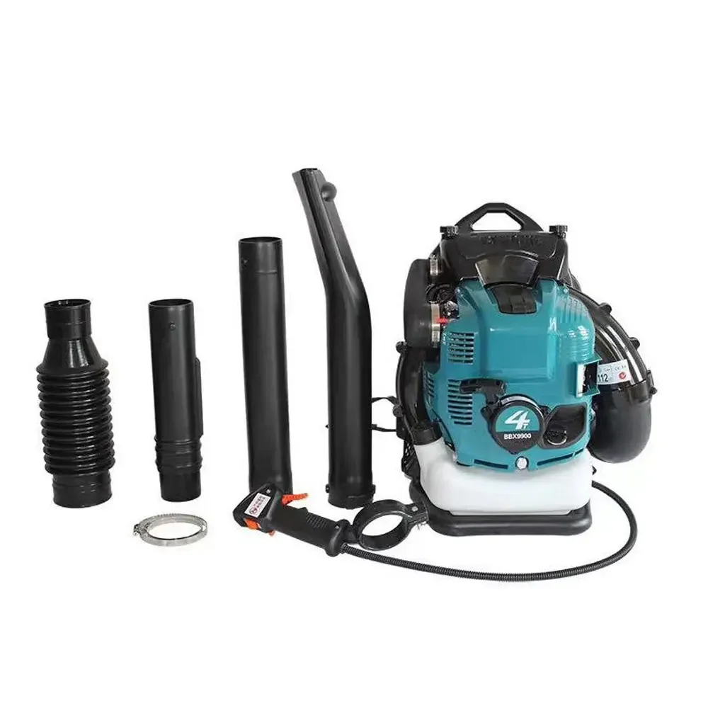 Four-stroke 850 Gasoline Blower High Power Backpack Winter Snow Blower Wind Extinguishing Leaf Road Blower 75.6 CC