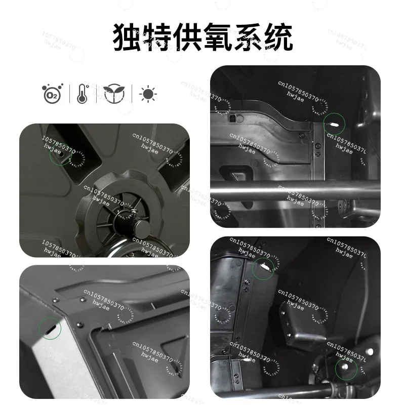 Suitable for 160L compost roller bucket, rotating and flipping compost bucket