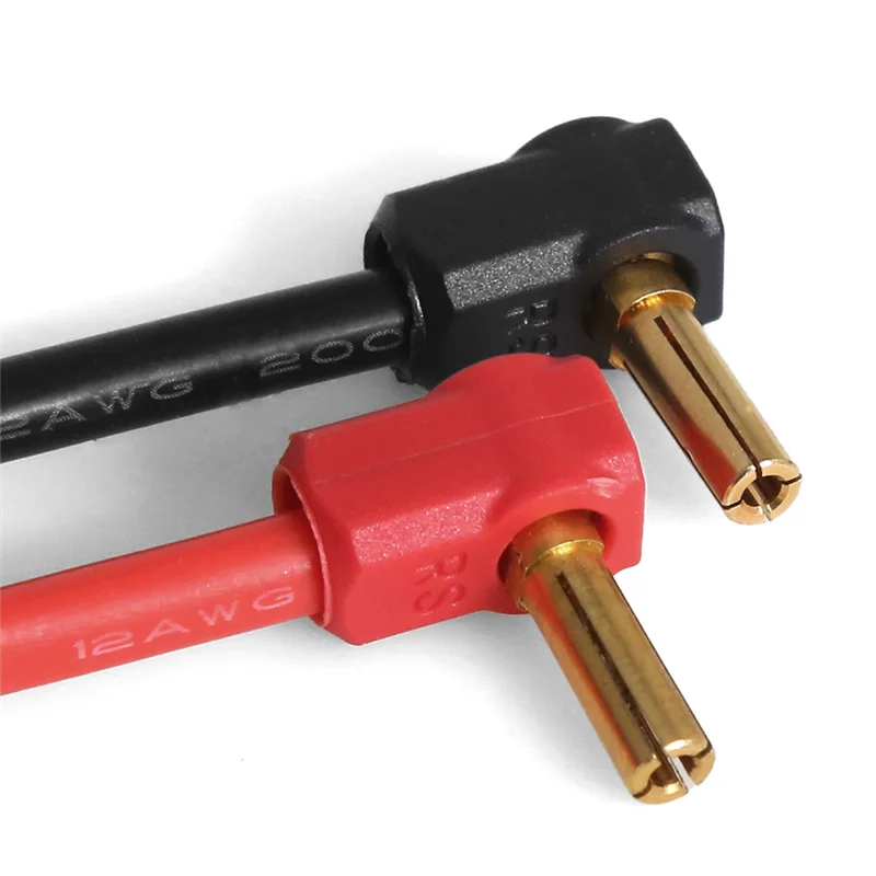 AS96-2Pcs/Set L-Shape Hard Shell Metal Heatsink Plugs And Grips 4Mm For 1/10 Off-Road Truck RC Car Upgrade Parts