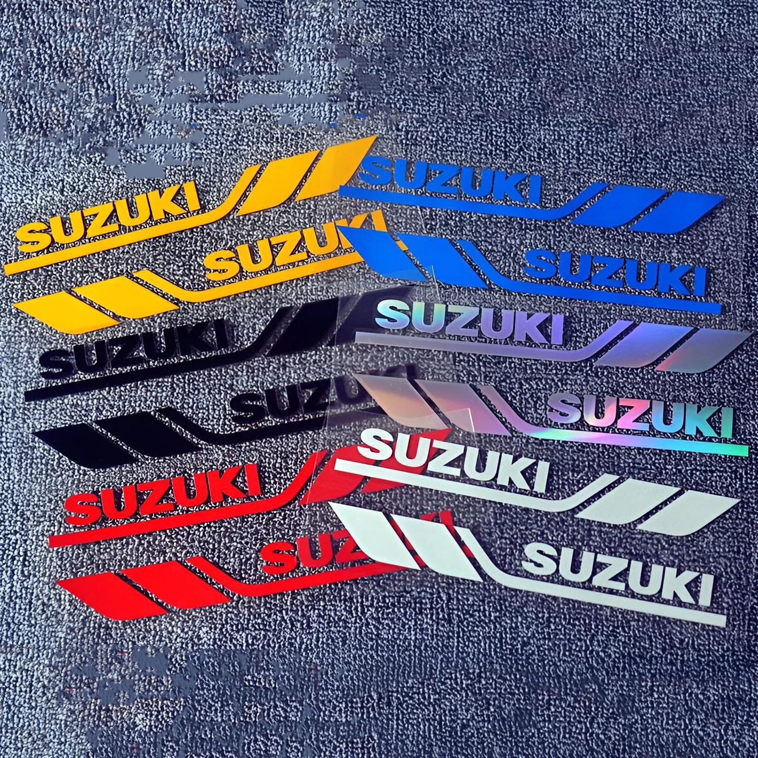 Voor Suzuki Motorfiets Sticker Brandstoftank Body Logo Brief Decal Gsxr 1000 600 750 Gsxs 600 750 1000 Sv 650 600 Gsf Gsr Reflecterende