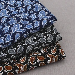 Classico Paisley anacardi stampa cotone tessuto floreale abbigliamento etnico camicia tessuto di cotone cotone tinta unita