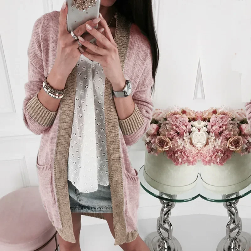 

Womens Winter Clothing 2023 Fashion Knitted Cardigan Woman Long Sleeve Sweater Autumn Women's 2023 New Top