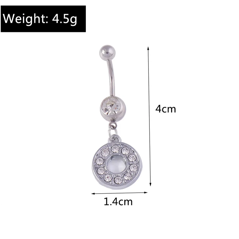 Aihua Steampunk schwarz hohl Kreuz baumeln Nabel Ring chirurgischen Stahl Bauchnabel Ring Gothic Piercing Ombligo Oreja Körpers chmuck – Detail 17