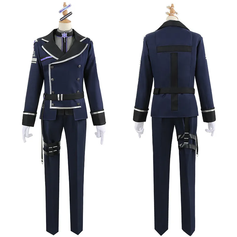 Nagao Kei Cosplay Anime Virtual YouTuber Costume NIJISANJI VTuber Wig Daily Coat Shirt Uniform Man Woman Halloween Carnival Suit