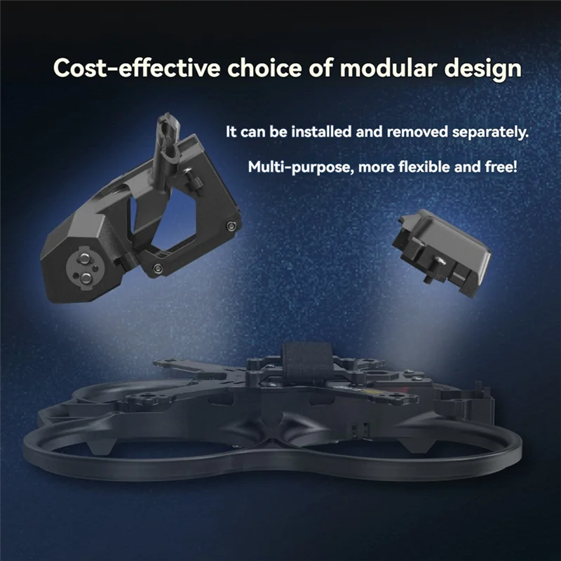 رائعة-لـ Speedybee Bee25 2.5 بوصة طقم إطارات سماعة لاسلكية تعمل بالبلوتوث ضبط الإطار مع شريط إضاءة لأجزاء الطائرة بدون طيار O3 HD VTX