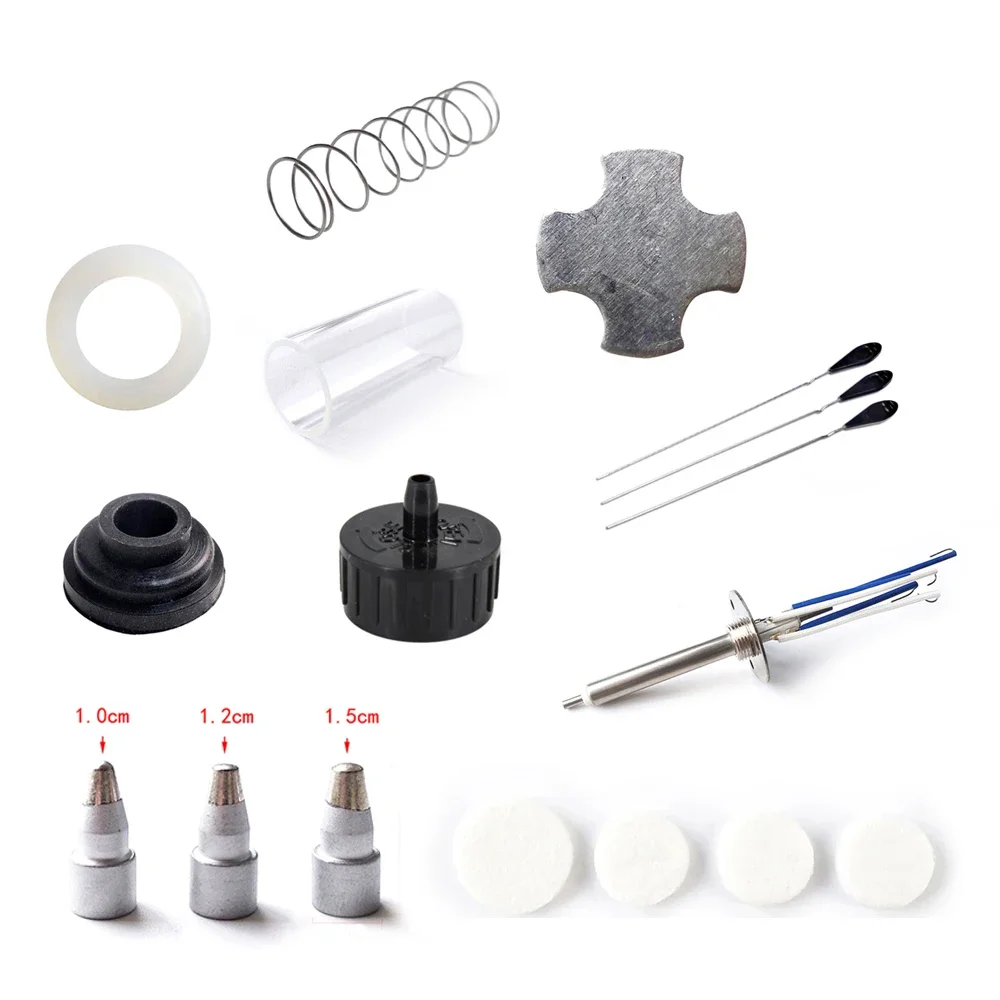 Proskit Estação Elétrica Desoldering Substituir Acessórios Bico de Tubo de Filtro Esteira de Agulha Núcleo de Aquecimento Tubo de Vidro Primavera Ss331h