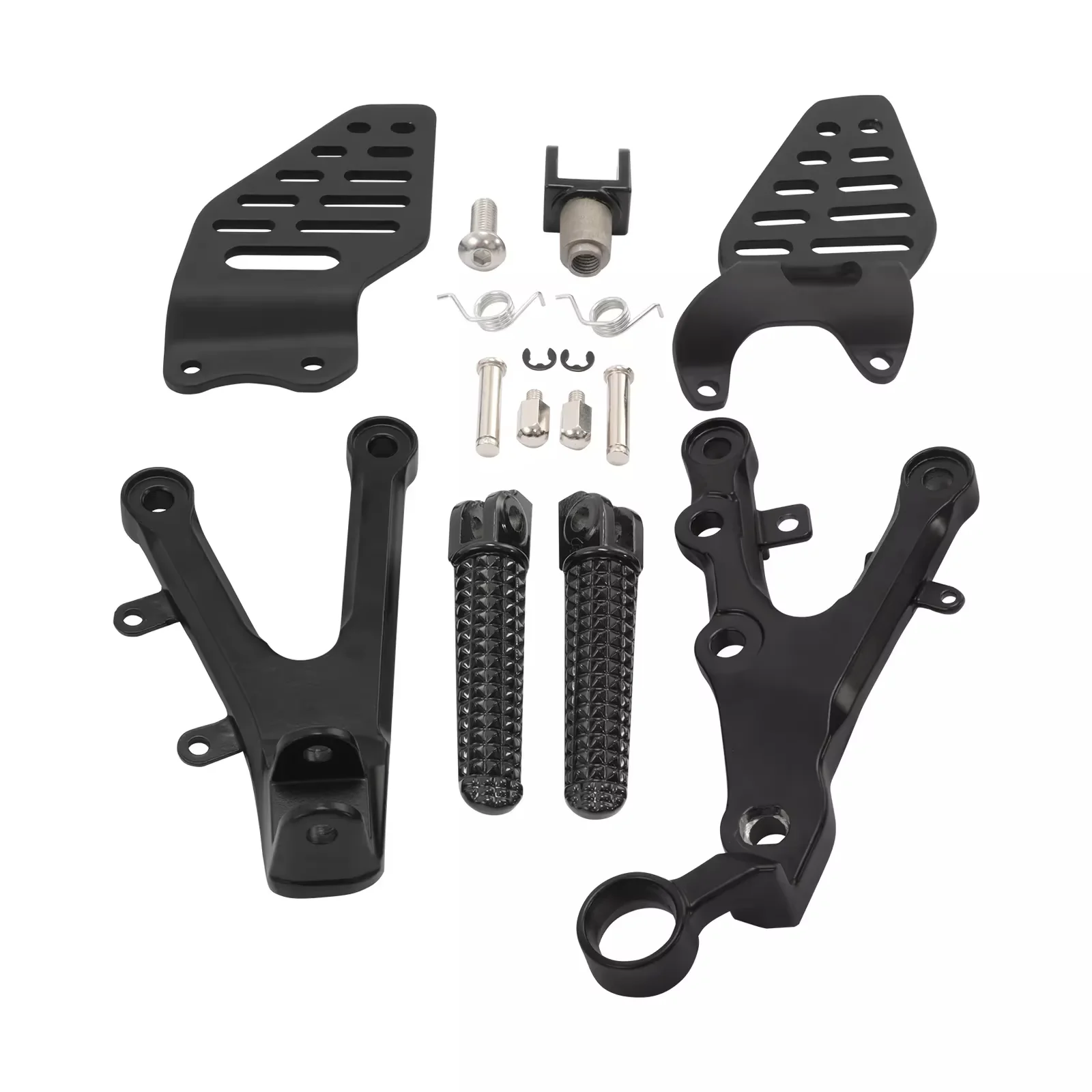 For Yamaha YZF R6 YZF-6R 2006-2025 Motorcycle Acsessories Front Driver Foot Pegs Footrest Bracket.