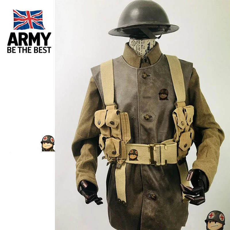 

British Army Tactical P1908 Equipment System "1917" Movie Prop Grade British Equipment Bag For Military Exercise Role Playing