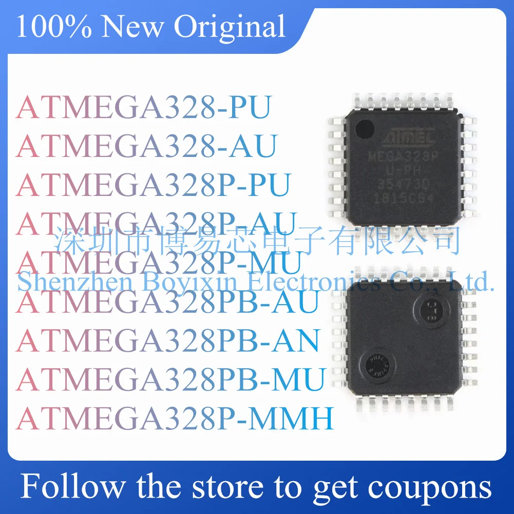 ATMEGA328-PU ATMEGA328-AU ATMEGA328P-PU ATMEGA328P-AU ATMEGA328P-MU ATMEGA328PB-AU ATMEGA328PB-AN ATMEGA328PB-MU ATMEGA328P-MMH