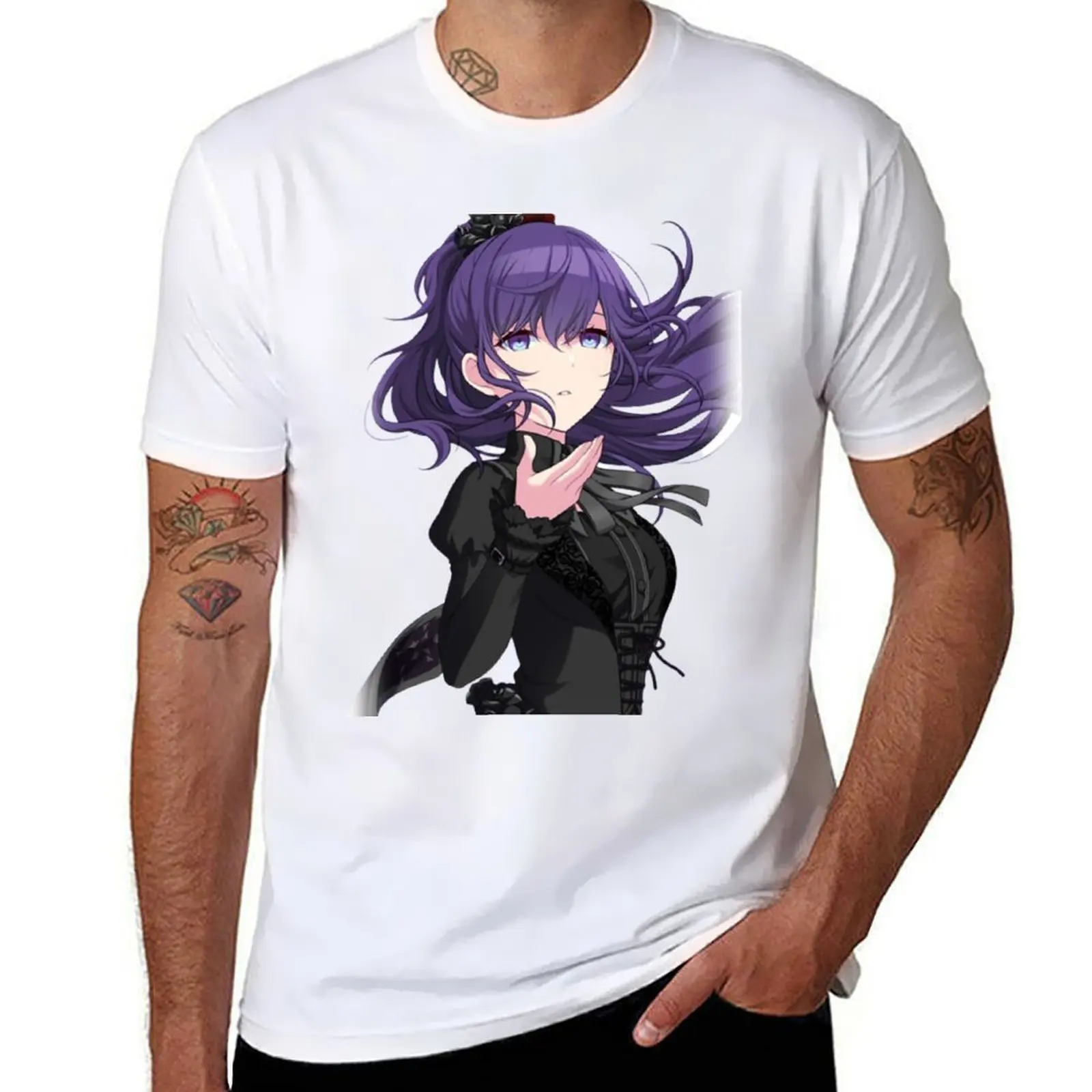 

Project Sekai Mafuyu Asahina T-Shirt boys whites aesthetic clothes vintage anime t shirts for men graphic