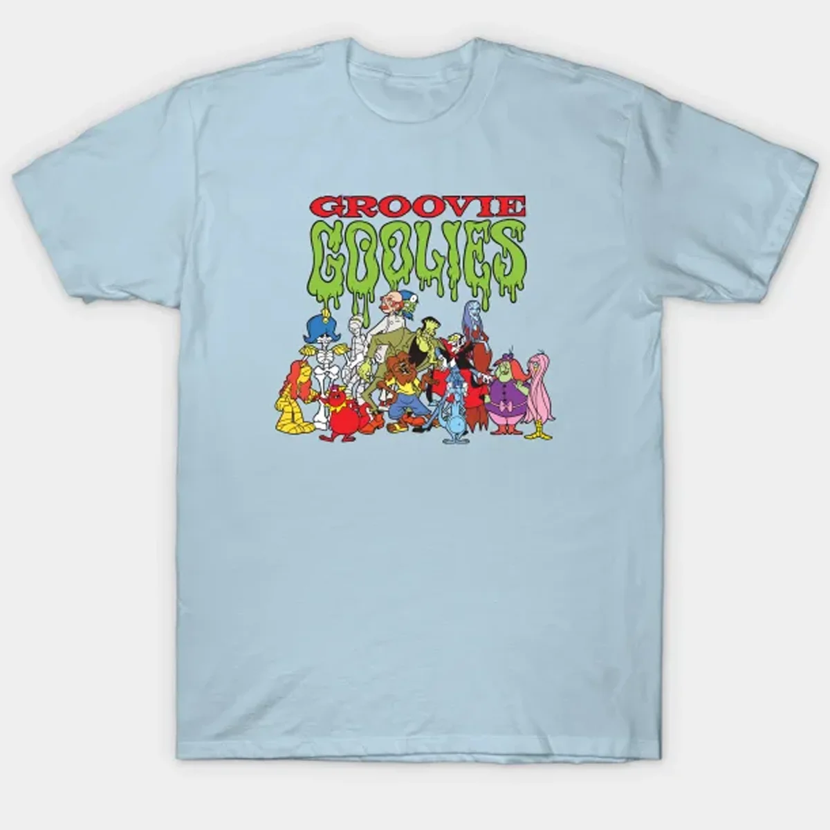 All Characters Groovie Goolies cartoon Blue T-shirt All sizes JJ3445