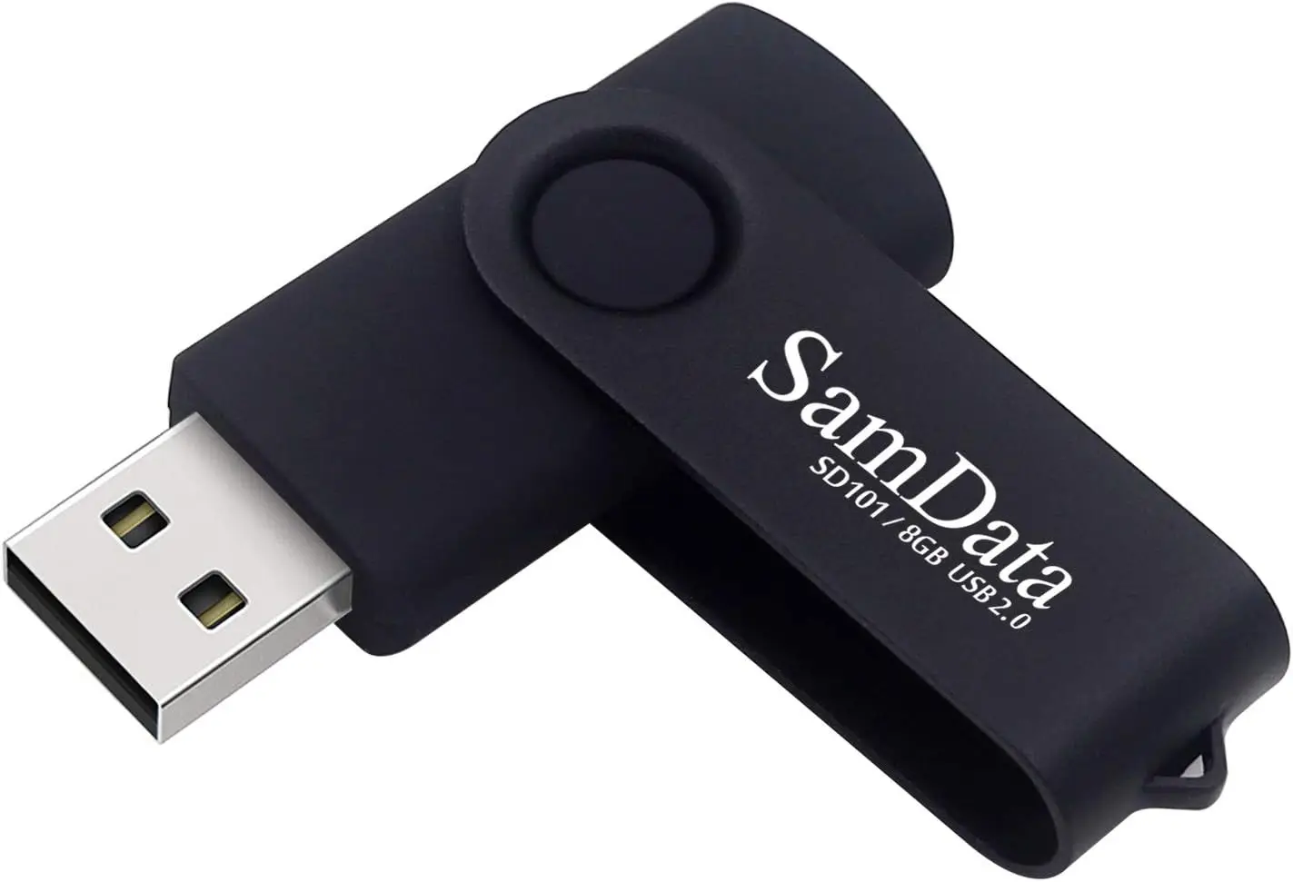 

USB-флеш-накопитель 8 ГБ с LED-индикатором, поворотным механизмом, функцией Plug and Play для хранения данных