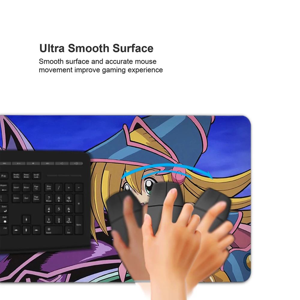 YuGiOh Anime Mouse Pad Gamer Large Gaming Mousepad Cute Dark Magician Girl Mouse Mats Rug Keyboard Pad Computer Table Desk Mat