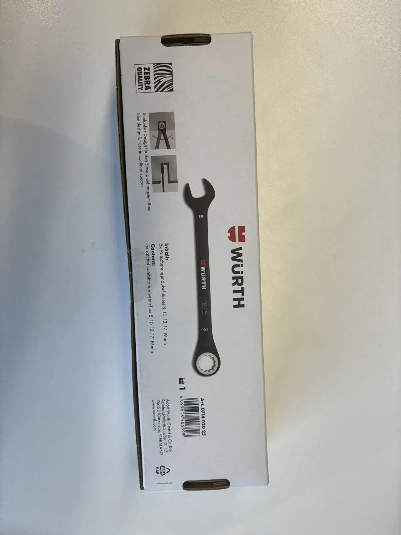 

Набор гаечных ключей с трещоткой (1 шт.) для бренда Wurth