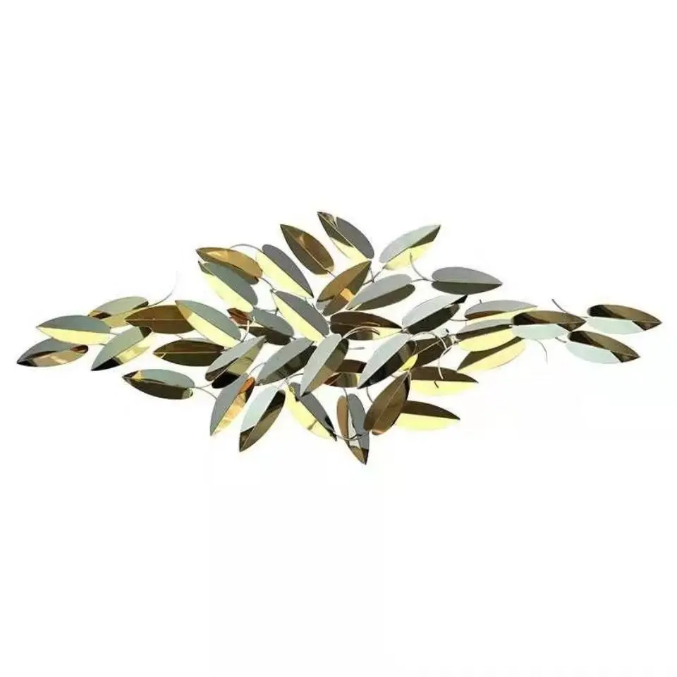 

Modern, light luxury, sofa, background wall decoration, pendant, bedroom, metal, simple
