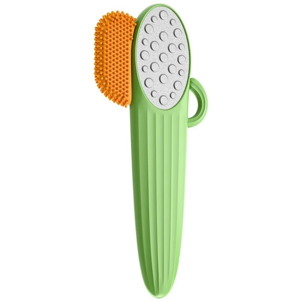 

Exfoliating Plastic Foot File Hangable Textured Grip Callus Remover Reusable Ergonomic Dead Skin Remover Feet Care
