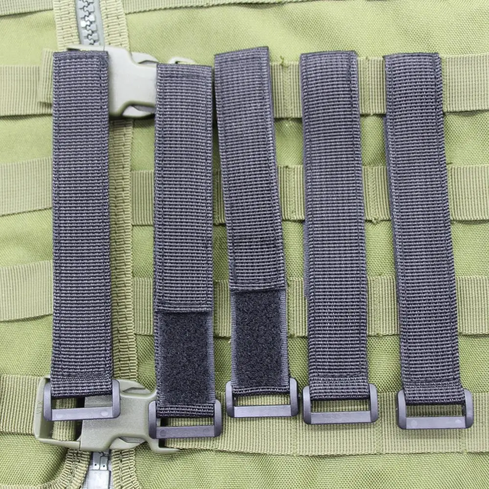 2.5cm Width Nylon Reverse Buckle Strap Cable Ties Fastener Tape Self Aadhesive Hook Loop Tape Strap Sticky Line Finishing