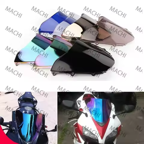 For Honda CBR1000RR CBR 1000RR 1000 RR 04-07 Motorcycle Double Bubble Windshield Deflector Protector Wind Screen 2005 2006 2007