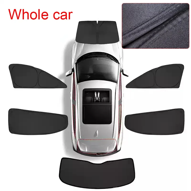 Premium Car-Specific Privacy Sunshade Curtain For DODGE ATTITUDE TRUMPCHI EMPOW 2024-2027 Anti-UV Heat Insulation Protect Cover