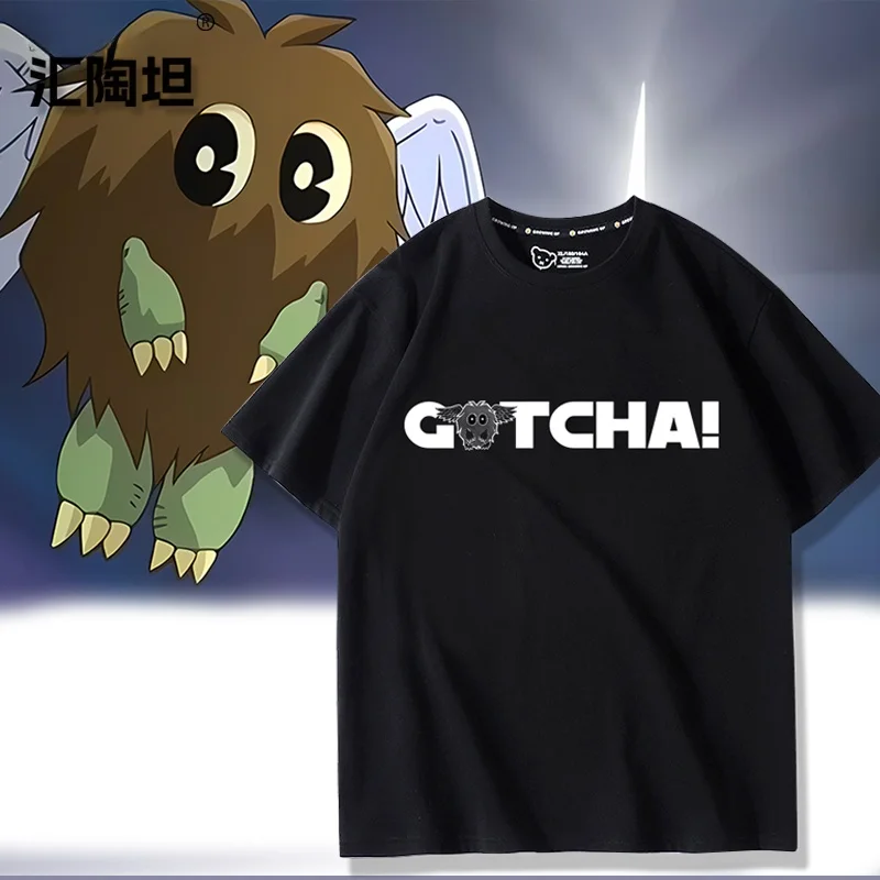 Yu-Gi-Oh! Camiseta Monster Battle GX Winged Chestnut Ball ort Sve, Camiseta de Verano Transpirable de Algodón con Estampado de Anime de Dibujos Animados