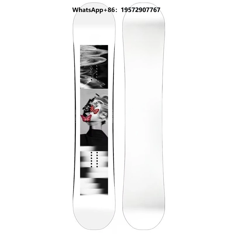 Wholesale Adult Children Freestyle All Mountain Snowboard Poplar Wood Core Camber Moderate Hardness Twin All Terrain Snowboard