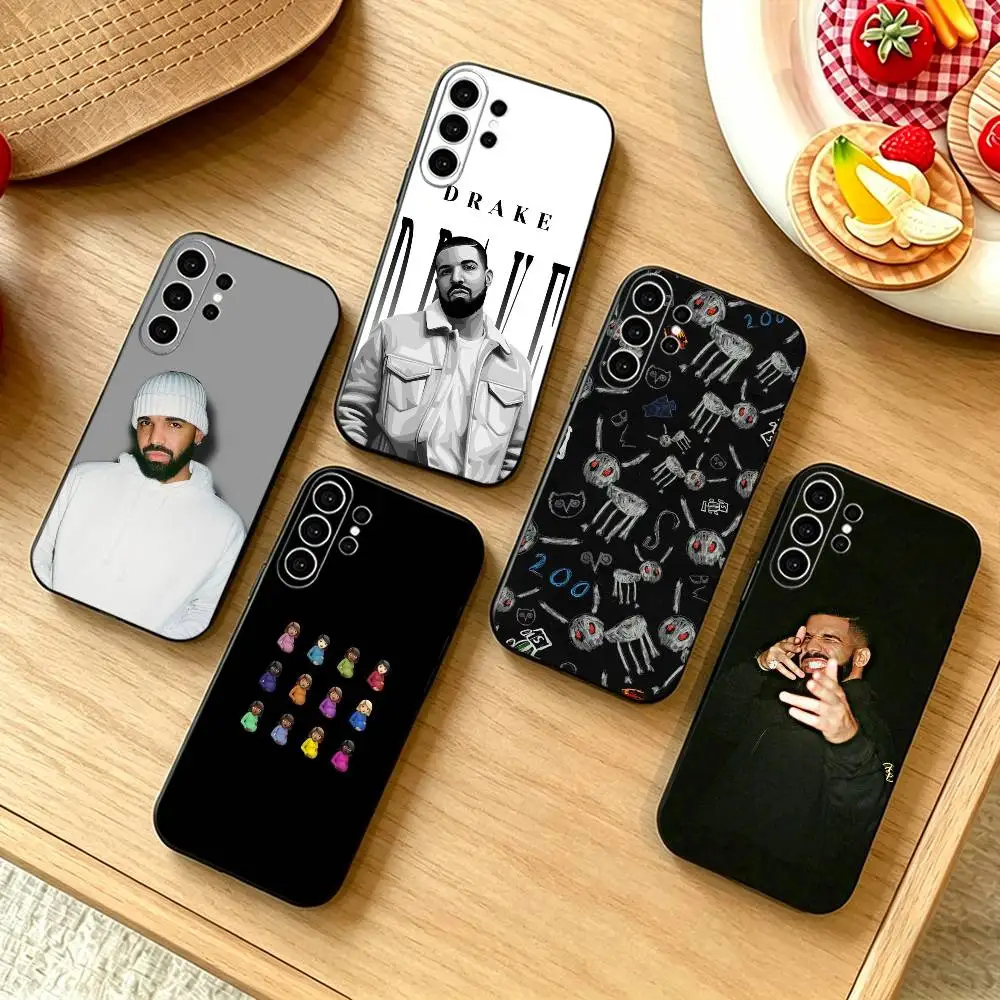Canadian rapper Drake Phone Case For Samsung S25,S24,S21,S22,S23,S30,Ultra,S20,Plus,Fe,Note,10,9,5G Black Cover