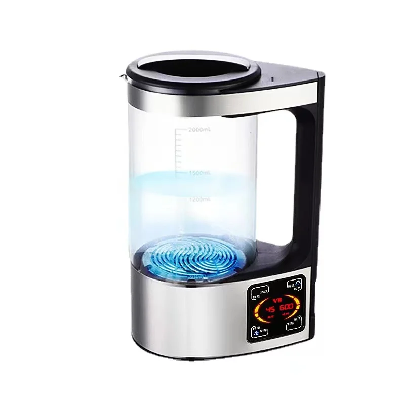 

2L Large Capacity LED Display Hydrogen Rich Water Pitcher Generator Machine with SPE PEM Technolog Constant Temperature Heating