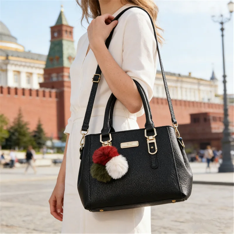 

Сумка из искусственной кожи с золотистой фурнитурой, универсальная сумка через плечо и сумка-тоут для ежедневных поездок на работу, повседневных прогулок и стильного ежедневного образа