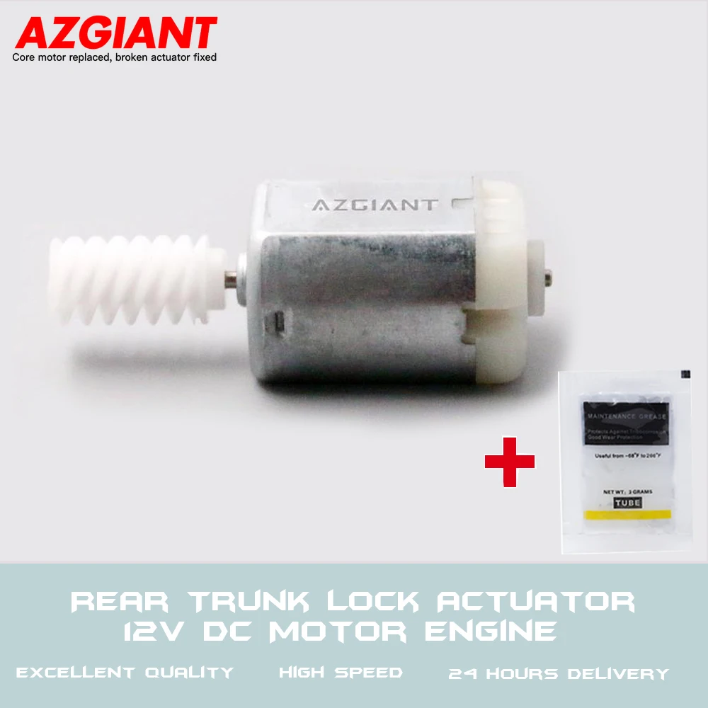 AZGIANT Lock Actuator for Central Locking System Rear Trunk 12V DC Motor Engine Repair Tool For Renault Modus Clio Laguna III