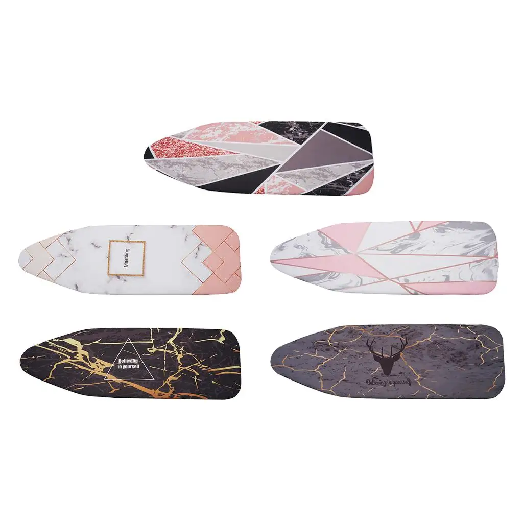 Ironing Board Cover with Padding 140x50 Cm Polyester Adjustable Fit for Home Clothes Ironing Surface