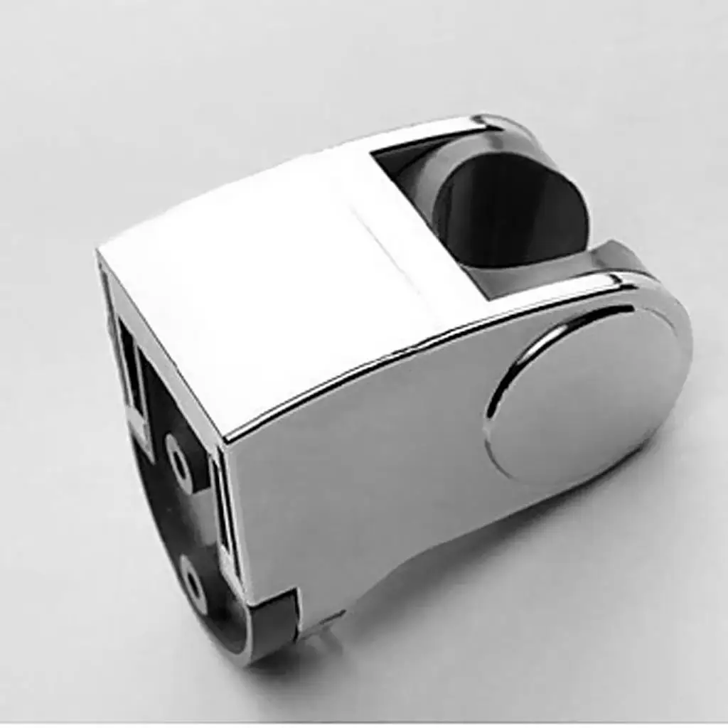 Multifunctional ABS Plastic Shower Head Holder Chrome Finish Clamp Bracket Bathroom Shower Accessory for Home Hotel