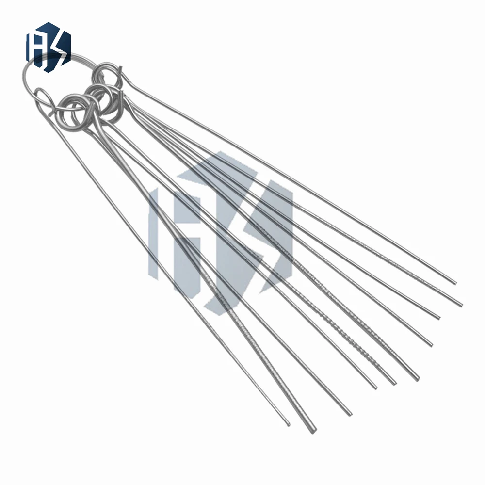 10 Kinds Stainless Steel Needle Set PCB Electronic Circuit Through Hole Needle Desoldering Welding Repair Tool 80mm 0.7-1.3mm