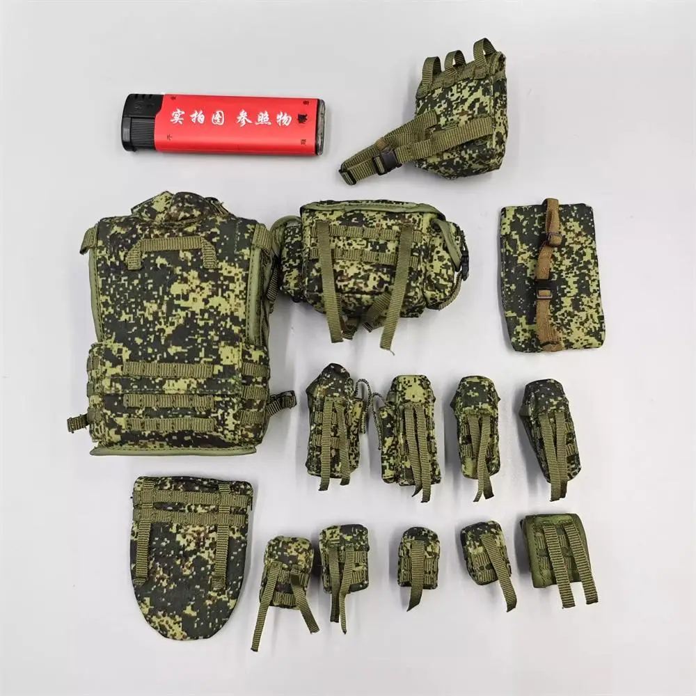 1/6 DAMTOY DAM 78086 Giocattoli Modello Mini Soldato Appendere Petto Gilet Borsa a prova di Set Fit Action Collect 12 "Action Figure FAI DA TE