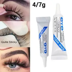 Waterproof Tool Makeup Tools Accessories Eyelash Glue New Strong False Eyelash Lash Glue Adhesive 7g, Dark or Clear maquillaje