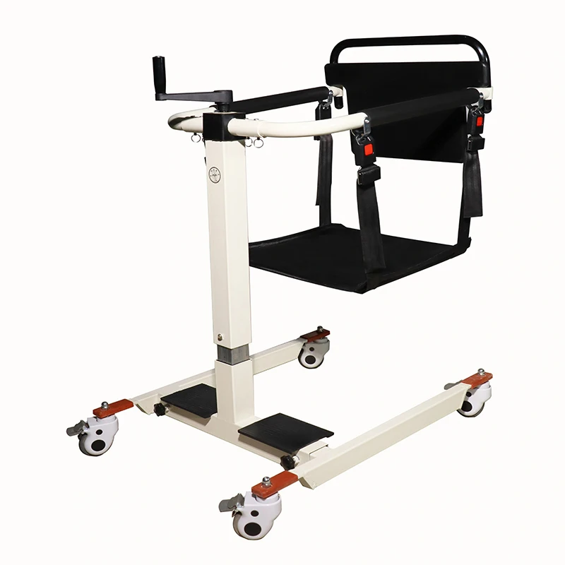 Manual Lift Shift Machine Bedridden Lifting Elderly Bed Wheelchair Transfer Lift Toilet Chair lifting machine