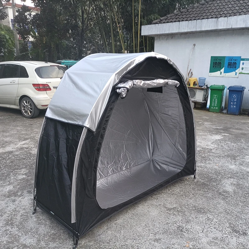 Bike Storage Tents Rain Cover, Enhanced Rain Protection, PU4000 Waterproof, Outdoor Bike Covers, Storage Shed, Garden Shelter