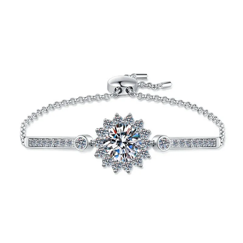 sl0021-lefei-fashion-luxury-classic-moissanite-creative-5ct-sunflower-bracelet-for-women-s925-sterling-silver-party-jewelry-gift