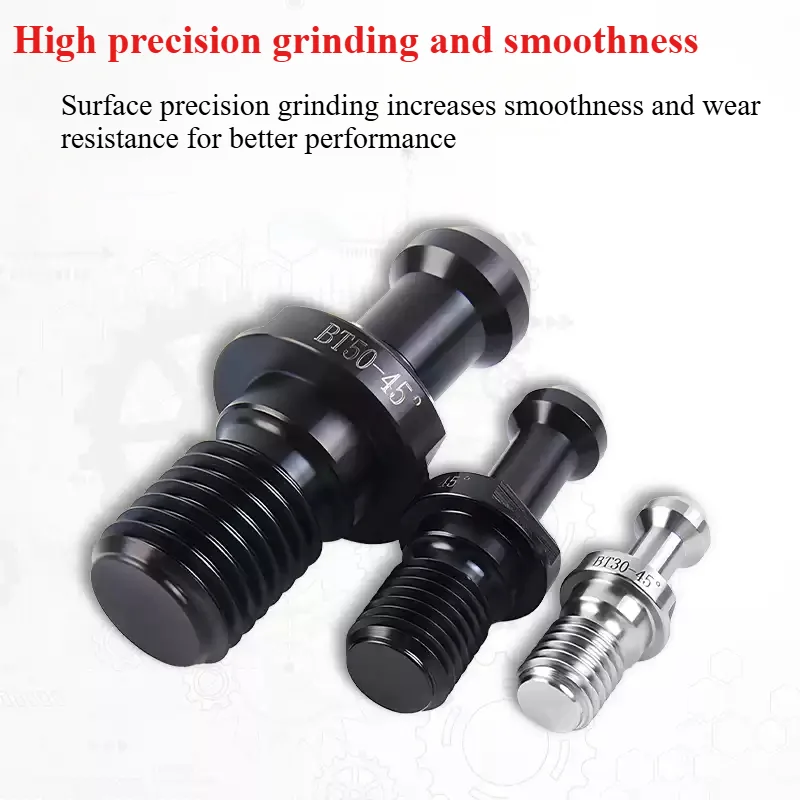 CNC Handle Pull Nail BT30BT40BT50 High-precision 45 ° 60 ° Ordinary Version, Carburizing Version CNC Latin