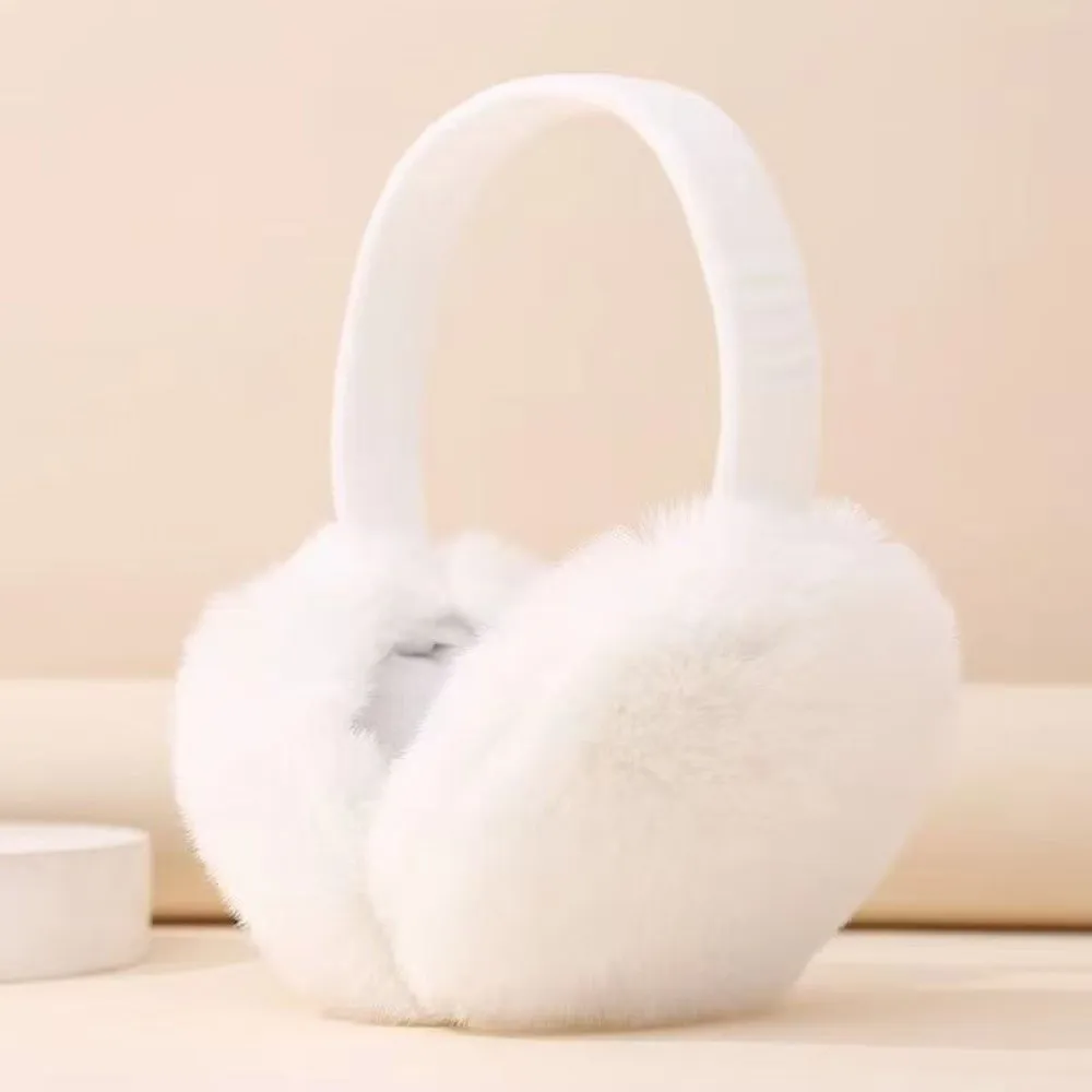 Fashion Warm Winter Earmuffs Folding Soft Earmuffs Cold Protection Faux Fur Ear Warmer Outdoor