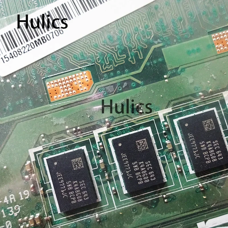 Hulics Used X550VX Laptop Motherboard For ASUS K550V  X550V Mainboard I7-6700HQ GTX950M Main Board