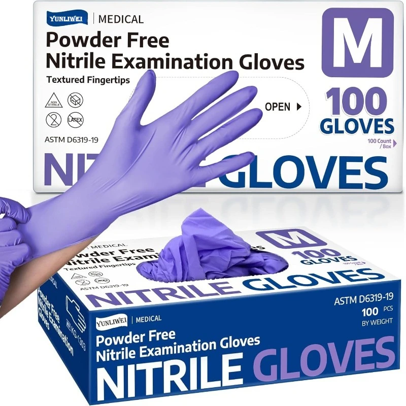 使い捨て手袋 パープルニトリル医療用検査用手袋 100枚入り - Exam Glove Nitrile のレビューと価格