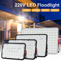 220V LED Floodlight Spotlight 50W 100W 200W 400W Led Projector Flood Light SMD2835 IP66 Waterproof For Outdoor Garden Lighting