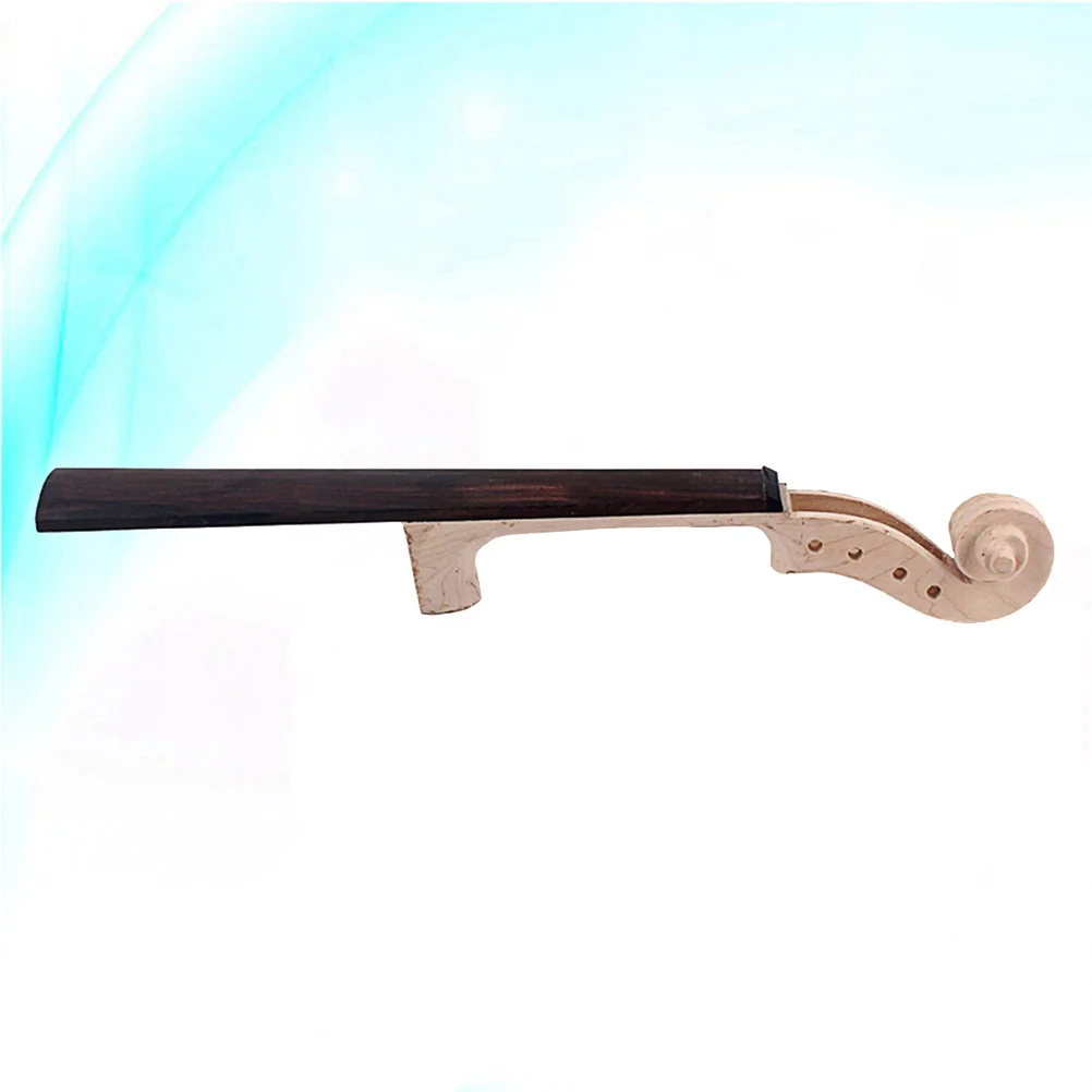 

Unfinished Violin Accessories Neck 4/4 Color Maple Head with Hand Carved Scroll Product