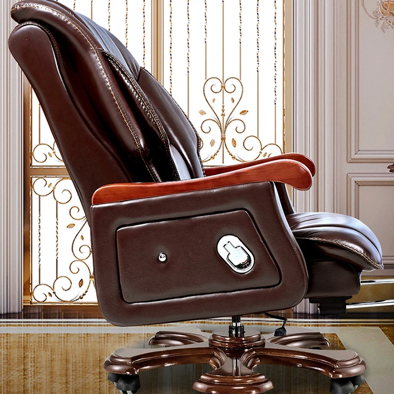 Massage Business Office Chair Computer Leather Design Ergonomic Office Chair Swivel Headrest Cadeiras De Escritorio Furniture