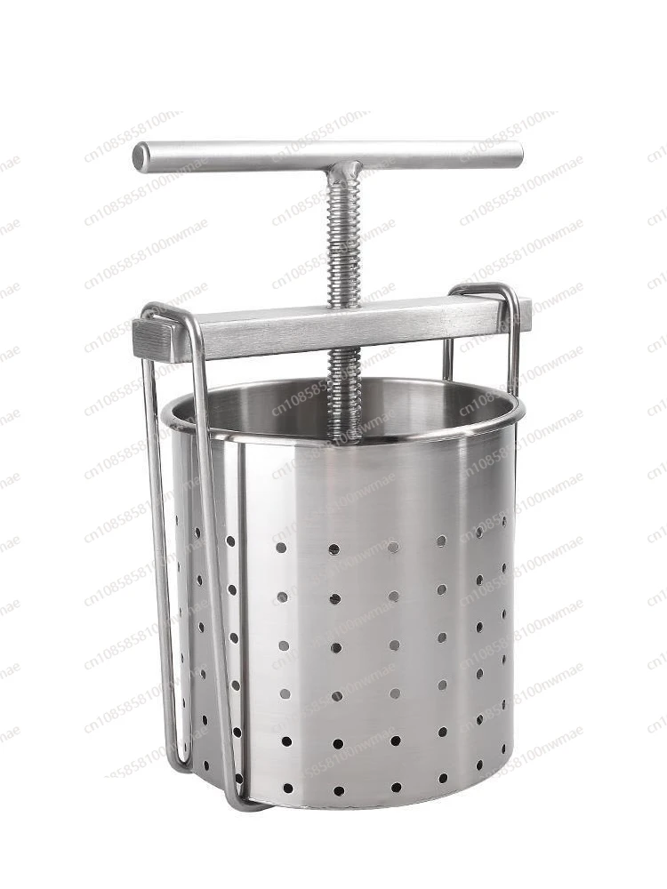 2L household small manual stainless steel press, vegetable stuffing squeezer, fruit juicer
