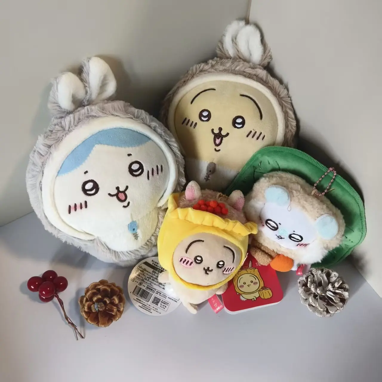 تشيكاوا الشاي الصباح الشاي سلسلة السنجاب الطائر Shumai Uschi آذان أرنب Hachiware أفخم ظهره قلادة لطيف زي المفاتيح #2