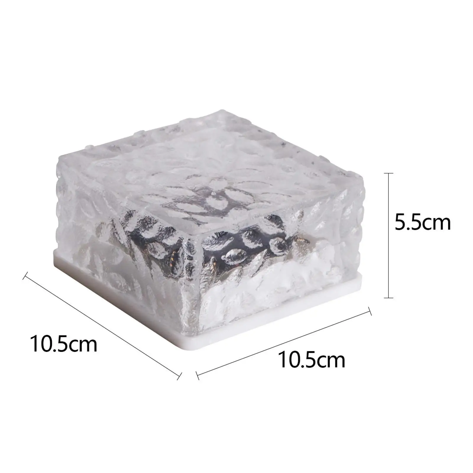 Solar Brick Light Rainproof with LED Illumination Landscape Lighting Floor Tile